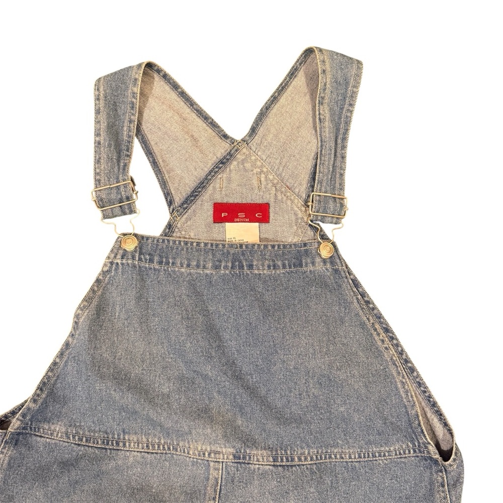 PSC Denim Light Wash Overall Dress - Light Blue - Picture 2 of 6